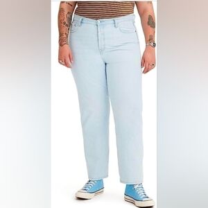 LEVI'S Trendy Plus Size 501® Cotton High-Rise-Jeans 24W